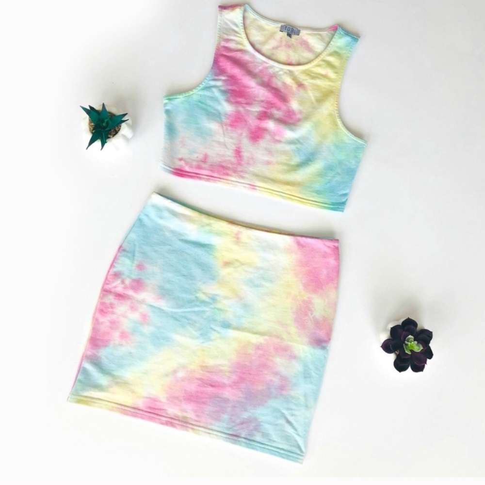 Pastel Tie Dye Set